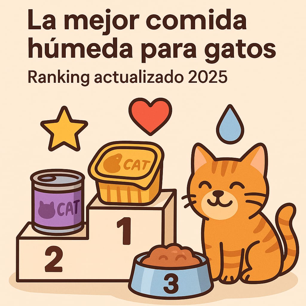 La mejor comida húmeda para gatos ranking 2025