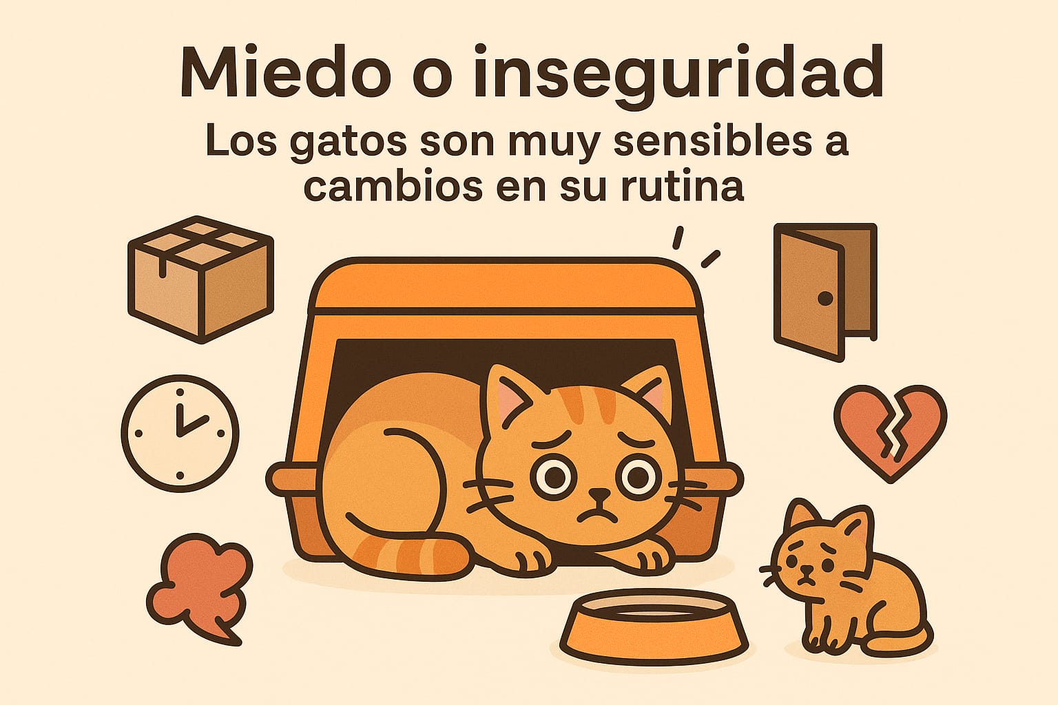 Falta de socialización previa: si no está acostumbrado a convivir con otros felinos, la adaptación será más lenta.