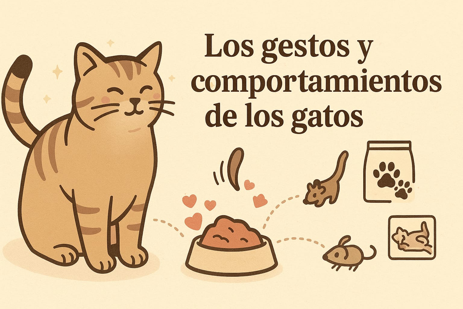 Los gestos y comportamientos de los gatos