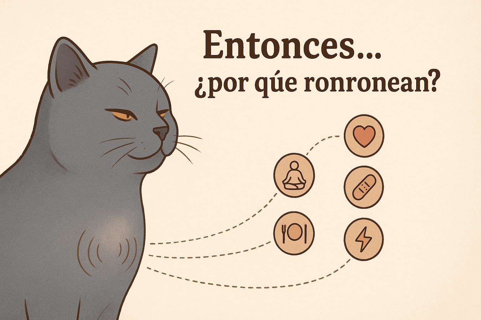 Entonces… ¿por qué ronronean?