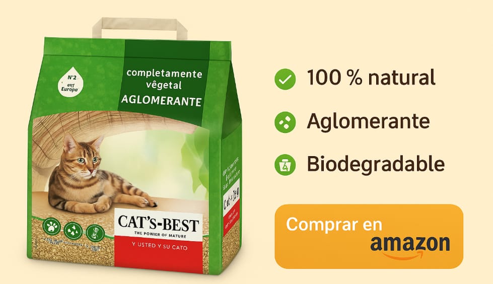 Cat’s Best (arena vegetal aglomerante):